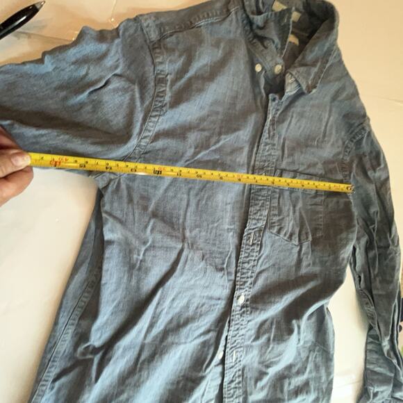 Hawker Rye long sleeve button down denim stretch - Medium - Picture 3 of 11